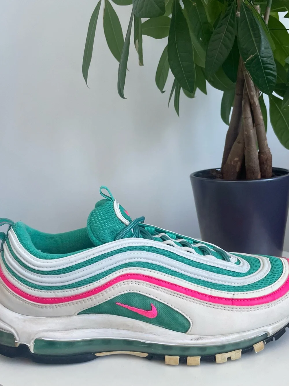 Men Size 10 Nike Air Max 97 South Beach Shoes